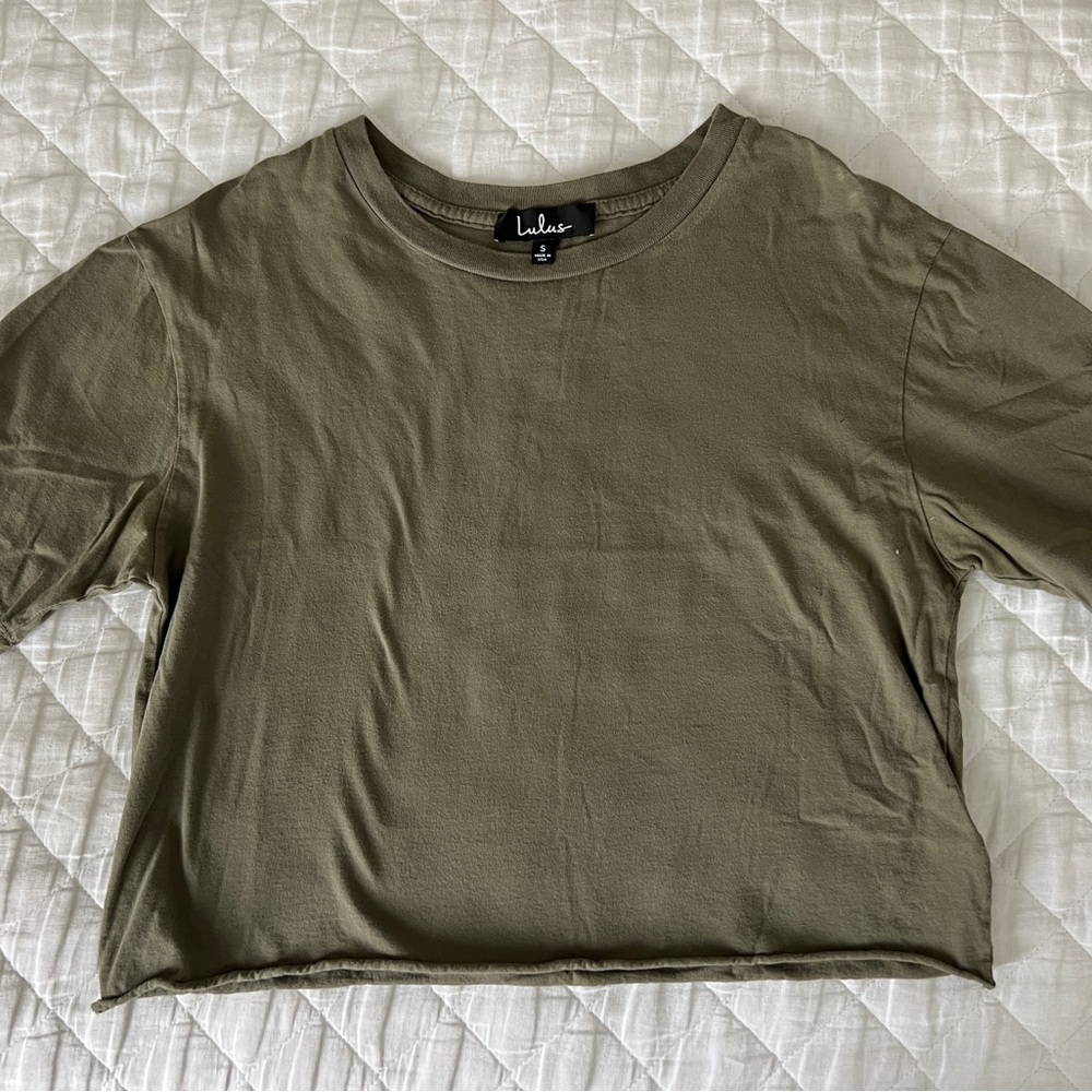 Lulu's Olive Green Women's Top